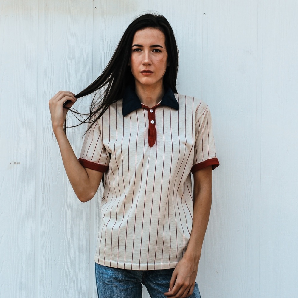 Vintage 70’s Collared Casual Tee